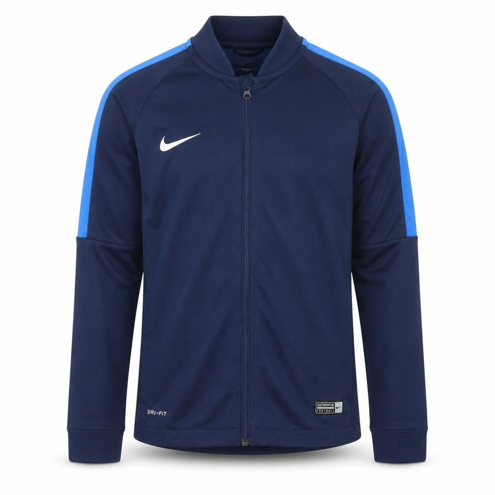 Nike Boys Blue Dri-FIT Track Jacket 12-13 Years Full Zip Activewear