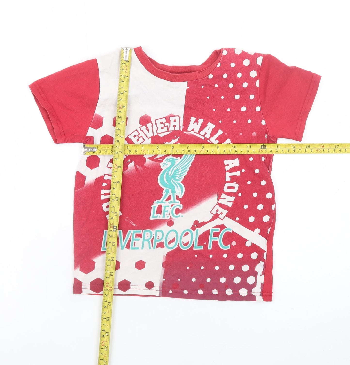 St. Bernard Boys Red Liverpool FC Short Sleeve T-Shirt 6-7 Years