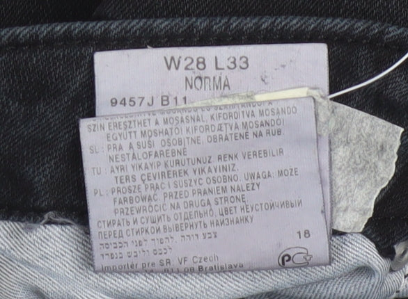 Lee Women Black Skinny Jeans Size 12 Mid Rise Stretch Denim