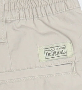 Wrangler Hero Originals Men's Beige Chino Shorts Size 42 Cotton