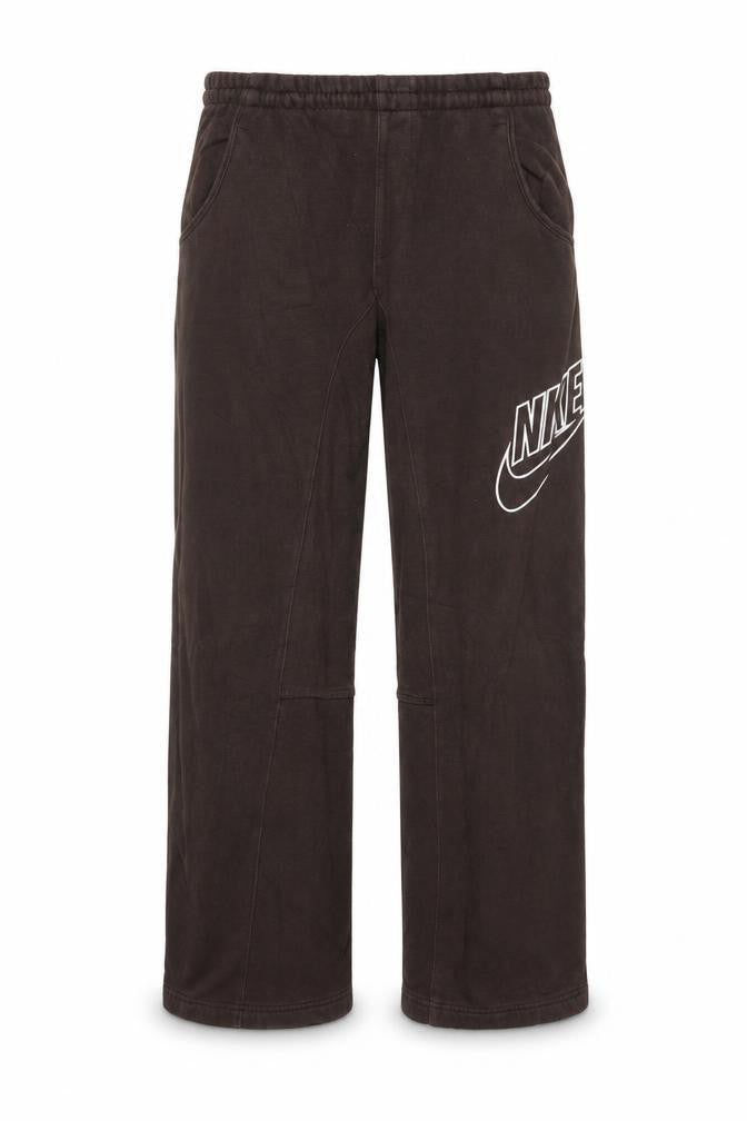 Nike Women's Brown Sweatpants Size M Regular Fit Fleece Joggers