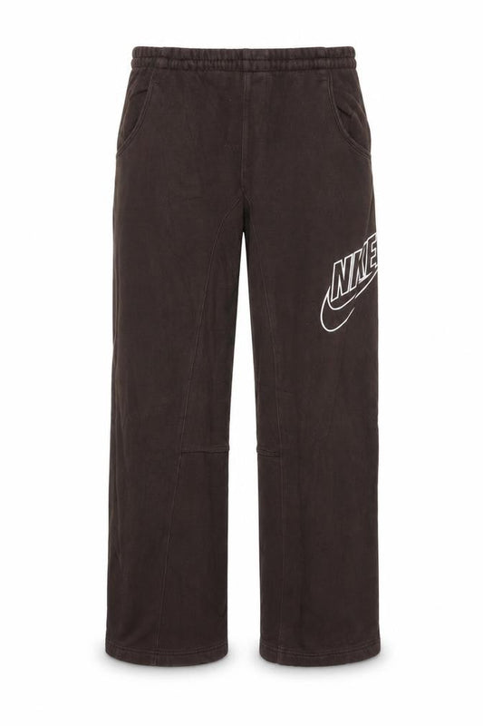 Nike Women's Brown Sweatpants Size M Regular Fit Fleece Joggers
