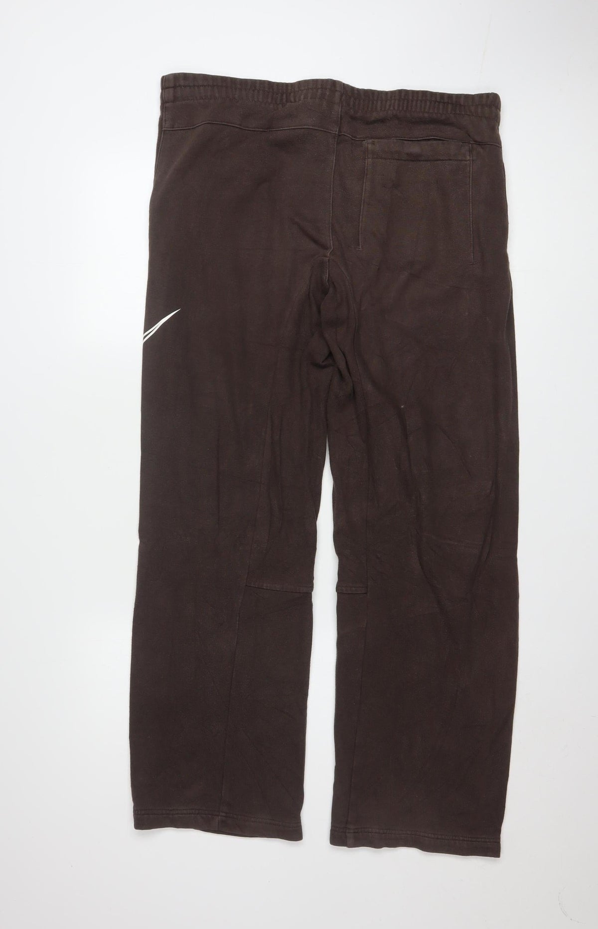 Nike Women's Brown Sweatpants Size M Regular Fit Fleece Joggers
