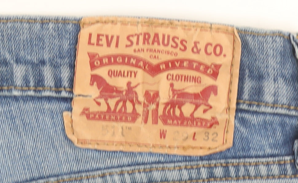 Levi's Women's Blue Straight Leg 511 Jeans Size 10 W29 L32