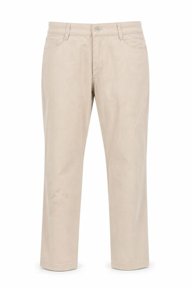 Lee Men’s Beige Relaxed Fit Chino Trousers Size 12S