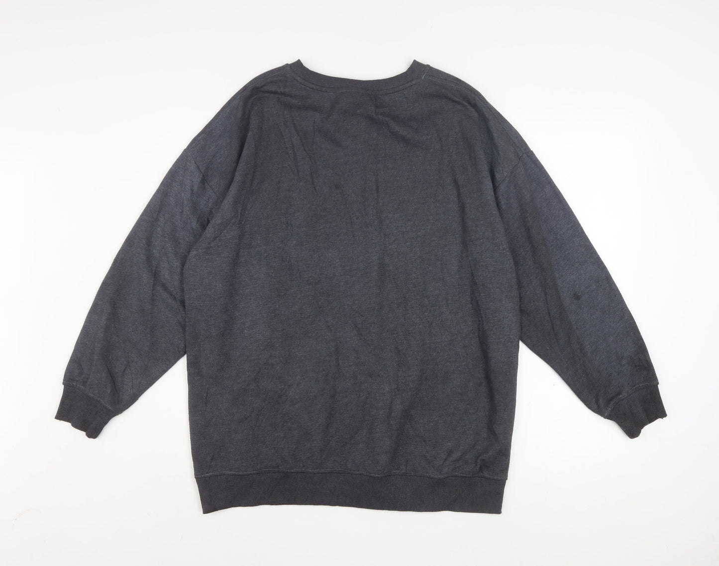 NBA Los Angeles Lakers Women's Grey Pullover Sweatshirt Size 12 Cotton Blend