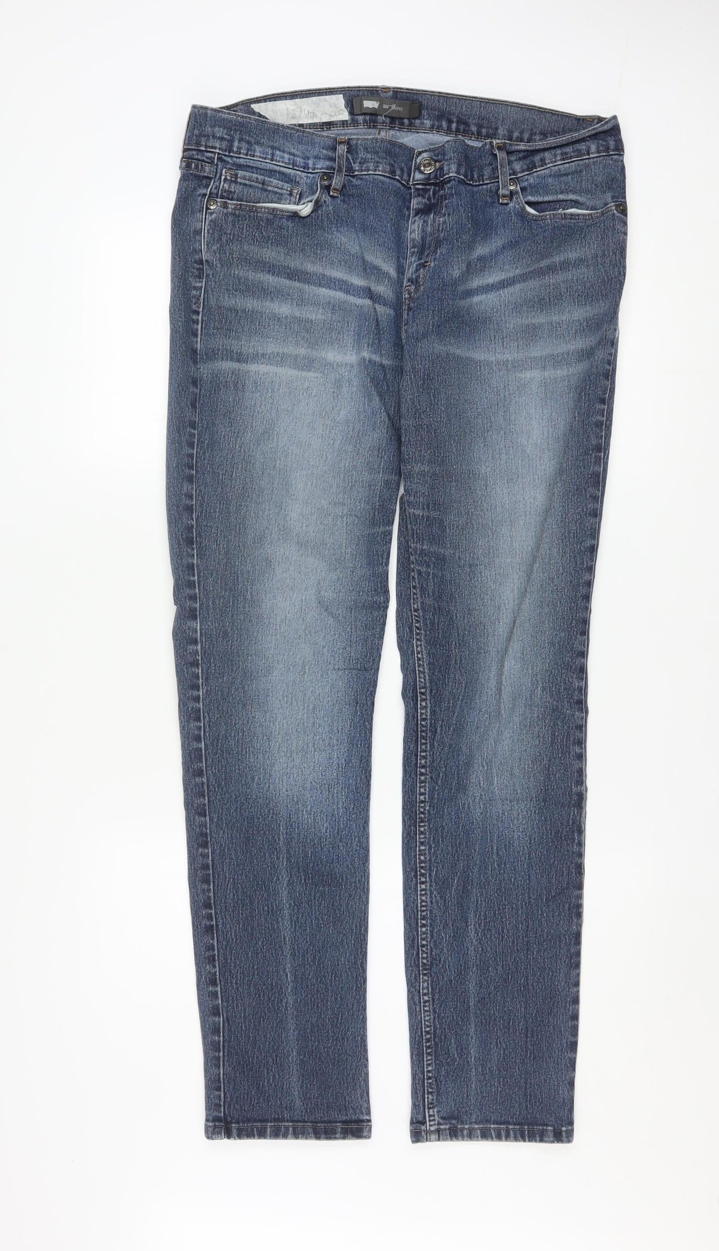 Levi's Men's Blue Straight Fit Denim Jeans W32 L32