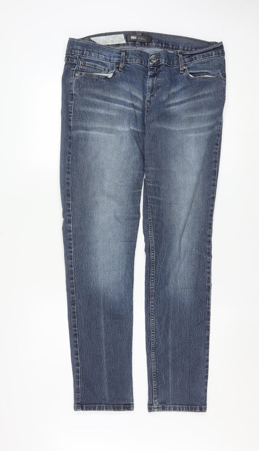 Levi's Men's Blue Straight Fit Denim Jeans W32 L32