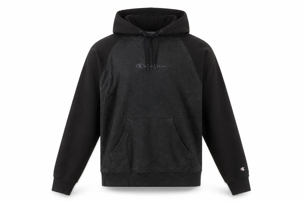 Champion Men's Black Pullover Hoodie Size S Fleece Regular Fit