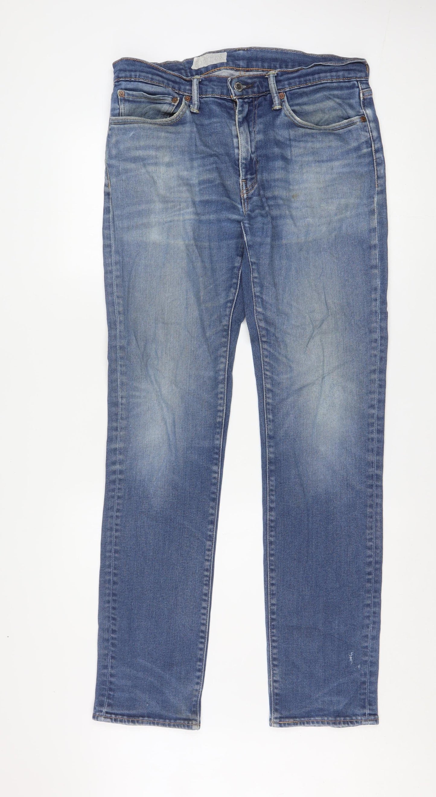 Levi's Men's Blue Straight Regular Fit 504 Jeans 34x34