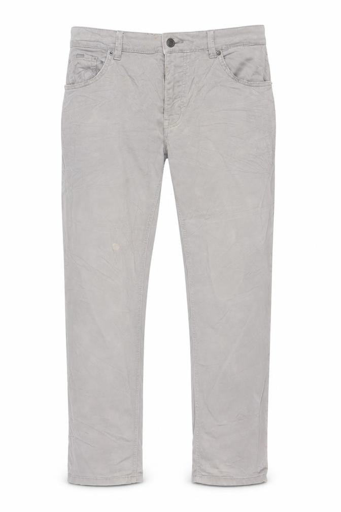 Hugo Boss Men's Grey Regular Fit Chino Trousers 34W 34L
