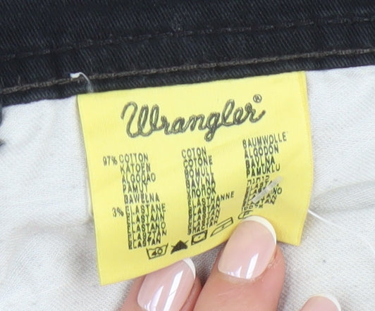 Wrangler Men's Black Texas Stretch Straight Jeans W40 L34