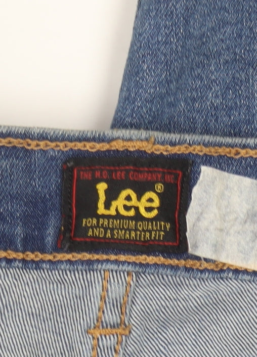 Lee Men's Blue Regular Fit Straight Leg Denim Jeans W40 L34
