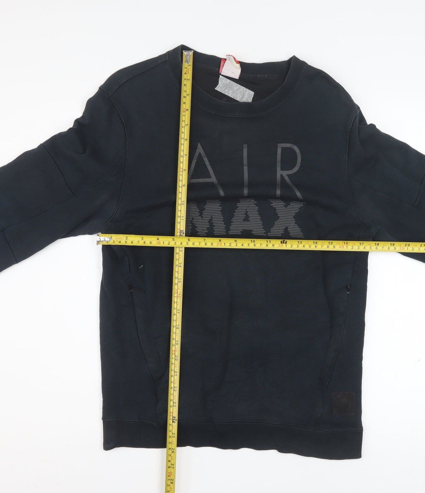 Nike Men's Black Air Max Crew Neck Pullover Sweatshirt Size S