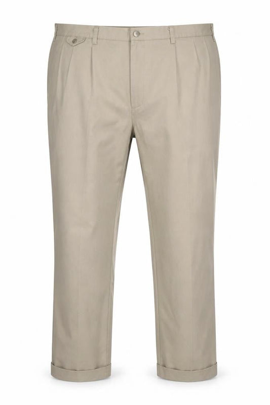Dockers Men's Beige Chino Trousers W52 L30 Relaxed Fit Cotton
