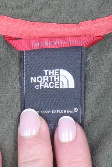 The North Face Women's Green Fleece Full Zip Hoodie XL