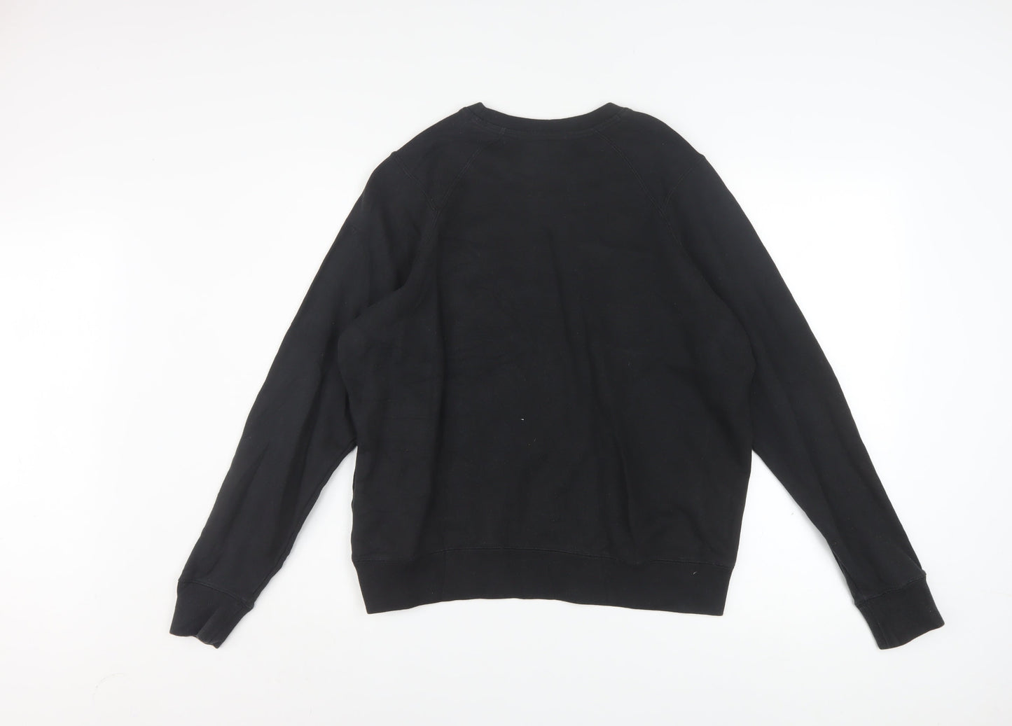 Reebok Classic Women's Black Cotton Pullover Sweatshirt L