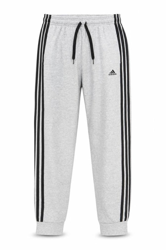 Adidas Boys Grey 13-14 Years Track Pants with Side Stripes & Drawstring Waist