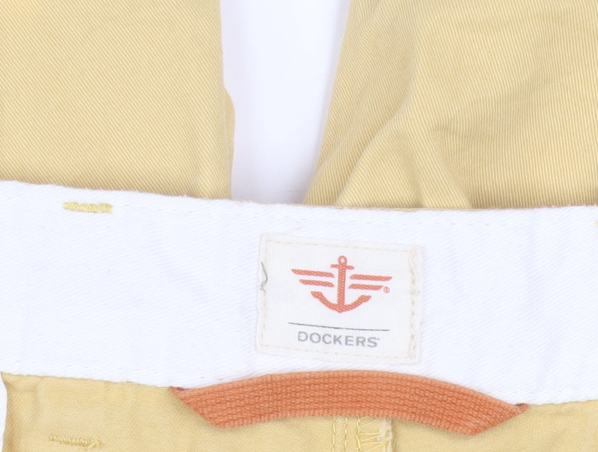 Dockers Men's Beige Chino Shorts Size 40 Cotton Casual