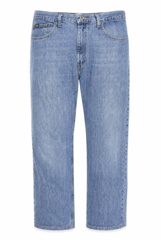 Lee Men's Blue 38x32 Straight Classic Fit Denim Jeans