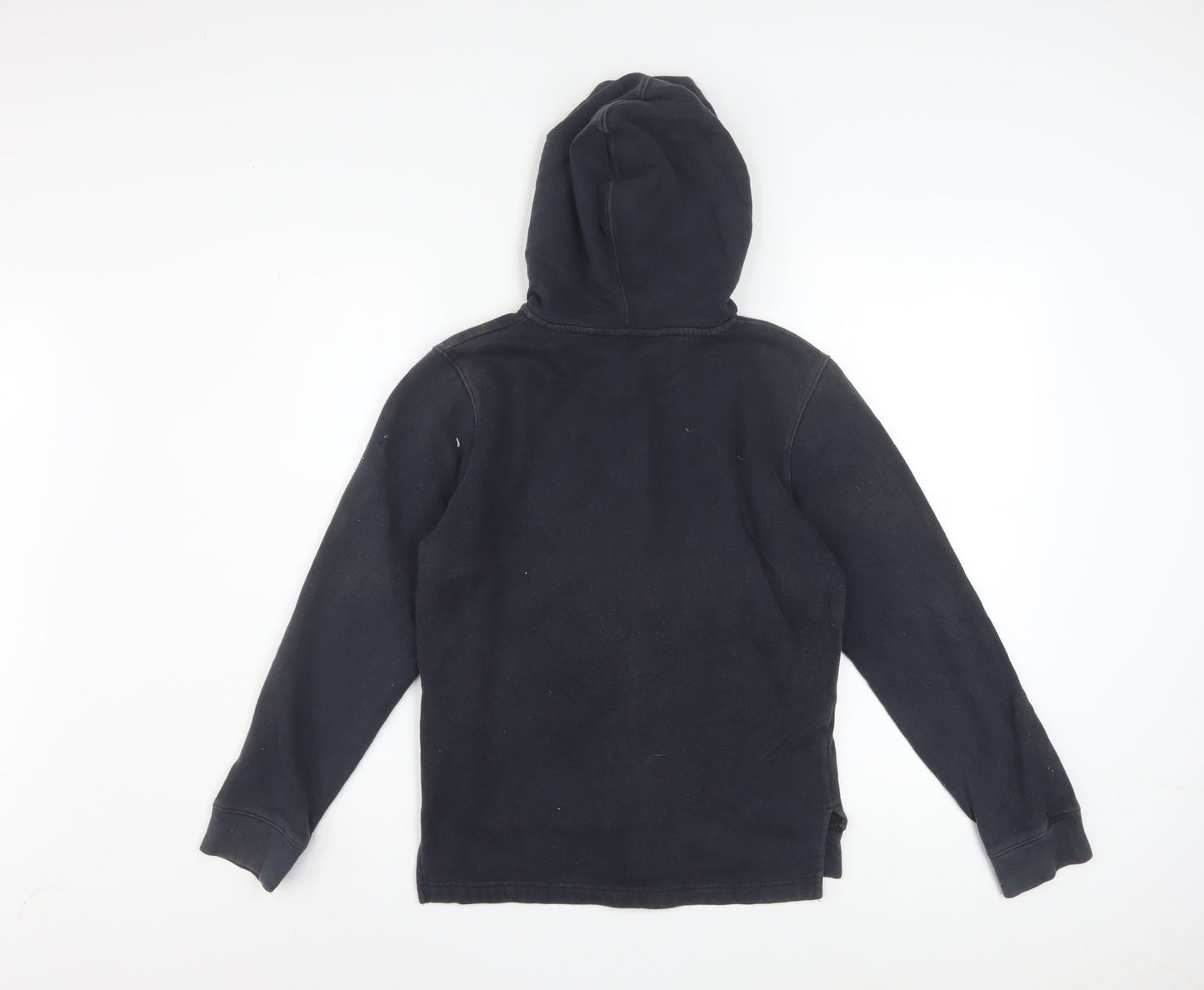 Under Armour Boys Black Full Zip Hoodie YLG 13-14 Years ColdGear Fleece