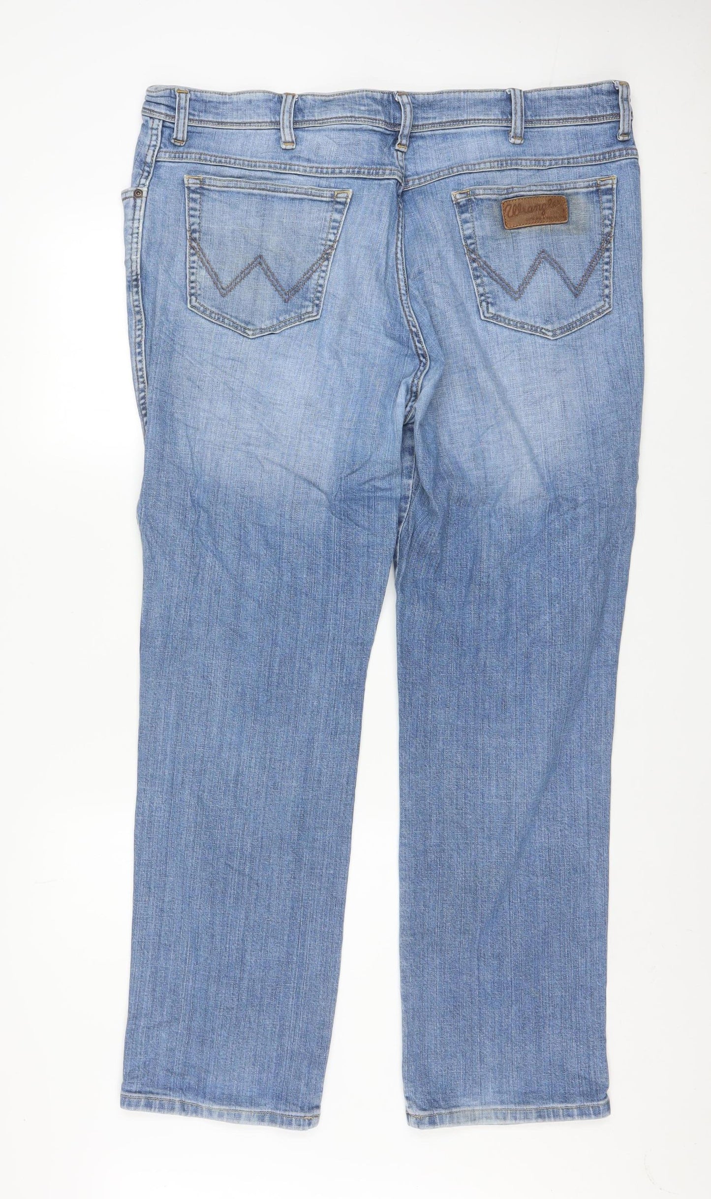 Wrangler Men's Blue Straight Fit Texas Stretch Jeans W42 L32