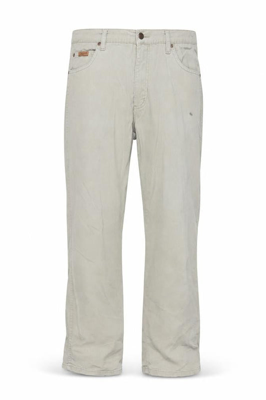 Wrangler Men's Beige Texas Chino Trousers W34 L30 Cotton Stretch