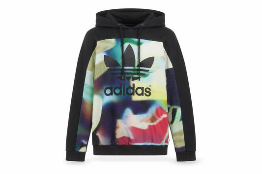 Adidas Womens Multicoloured XS Pullover Hoodie Graphic Print