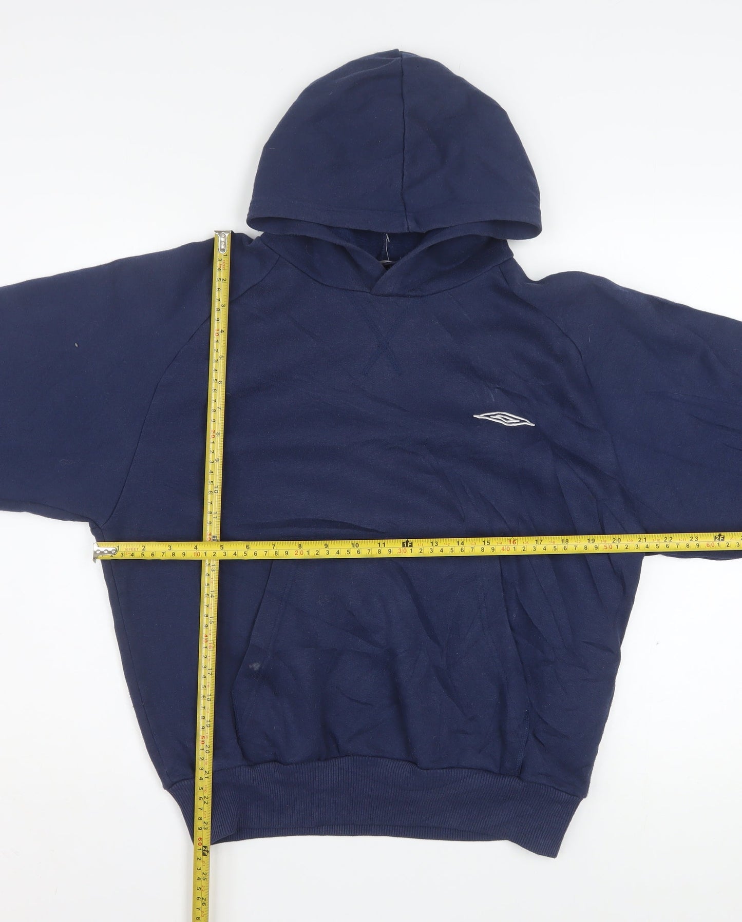 Umbro Men's Blue Pullover Hoodie Size S Fleece Sportswear
