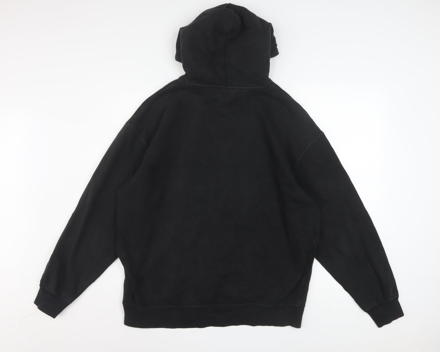 Puma Men's Black Pullover Hoodie L Fleece Regular Fit Athletic