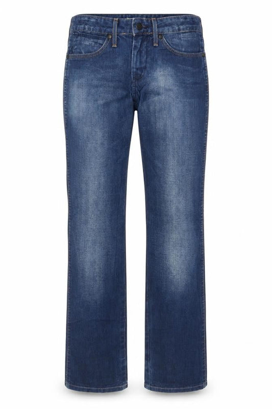 Wrangler Womens Blue Straight Jeans Size 26 Regular Fit