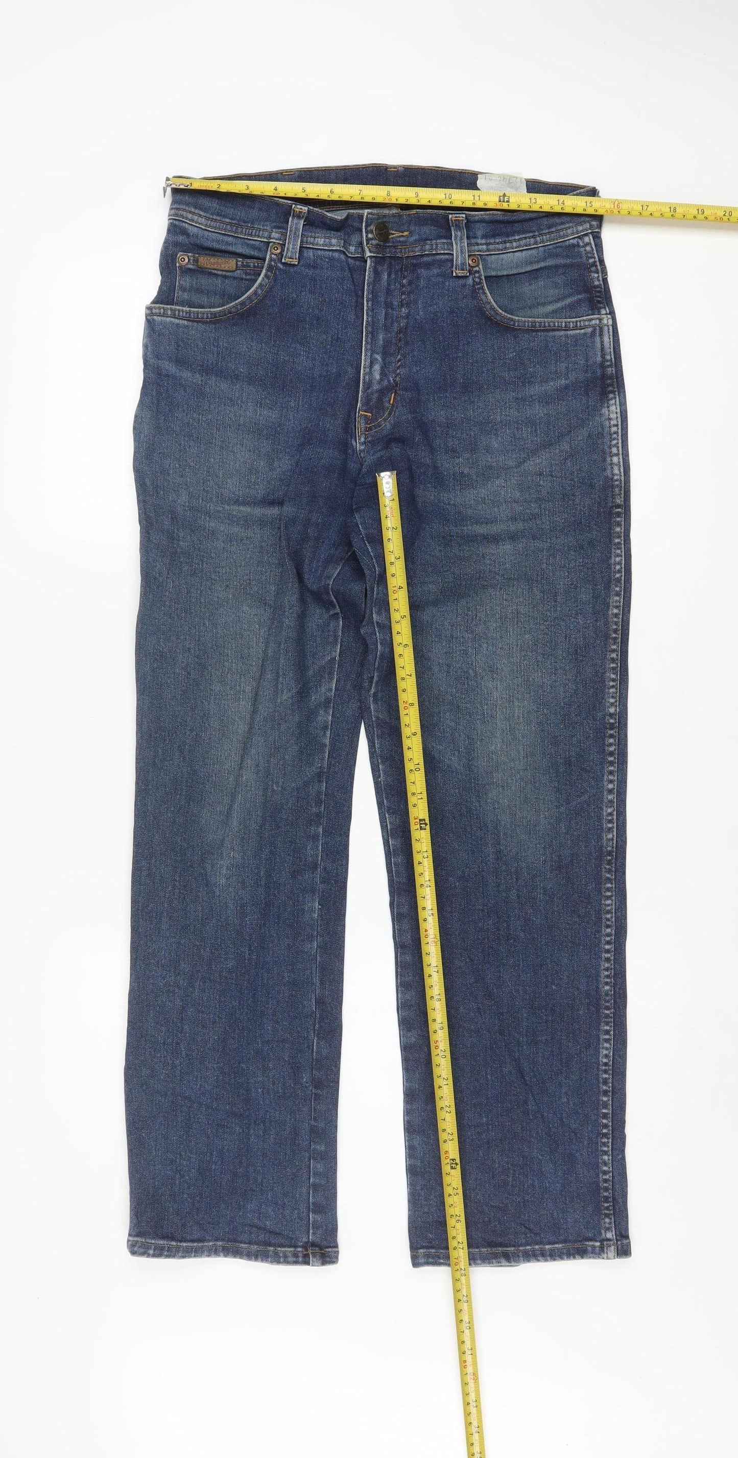 Wrangler Men's Blue Texas Stretch Straight Jeans W31 L30