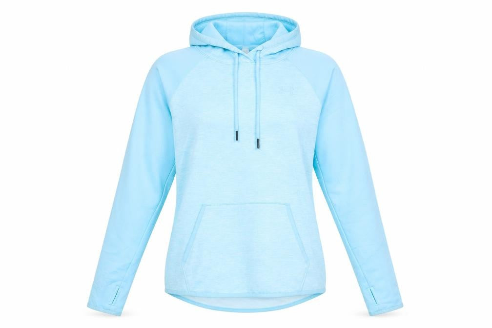Under Armour Women Blue Loose Fit ColdGear Hoodie Size Small