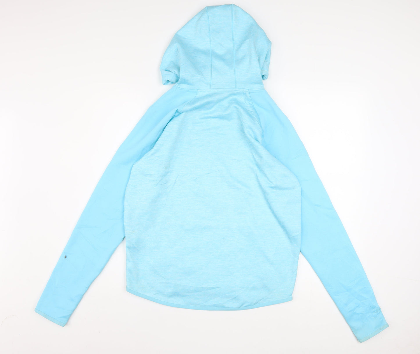 Under Armour Women Blue Loose Fit ColdGear Hoodie Size Small