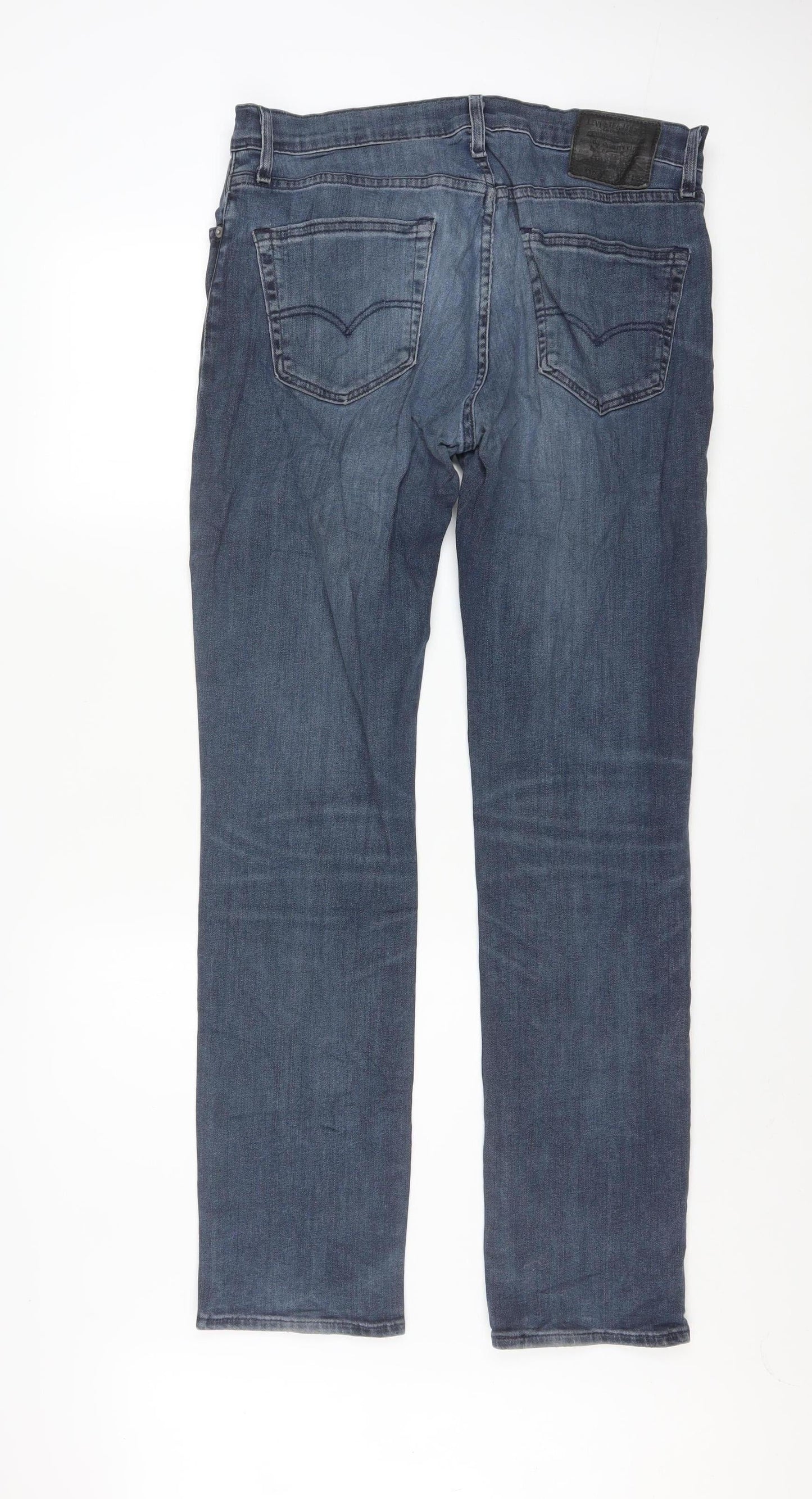 Levi's Men's Blue Straight Leg Denim Jeans W34 L32