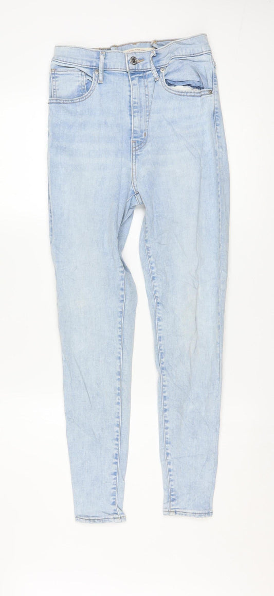 Levi's Women's Blue Mile High Super Skinny Jeans Size 28