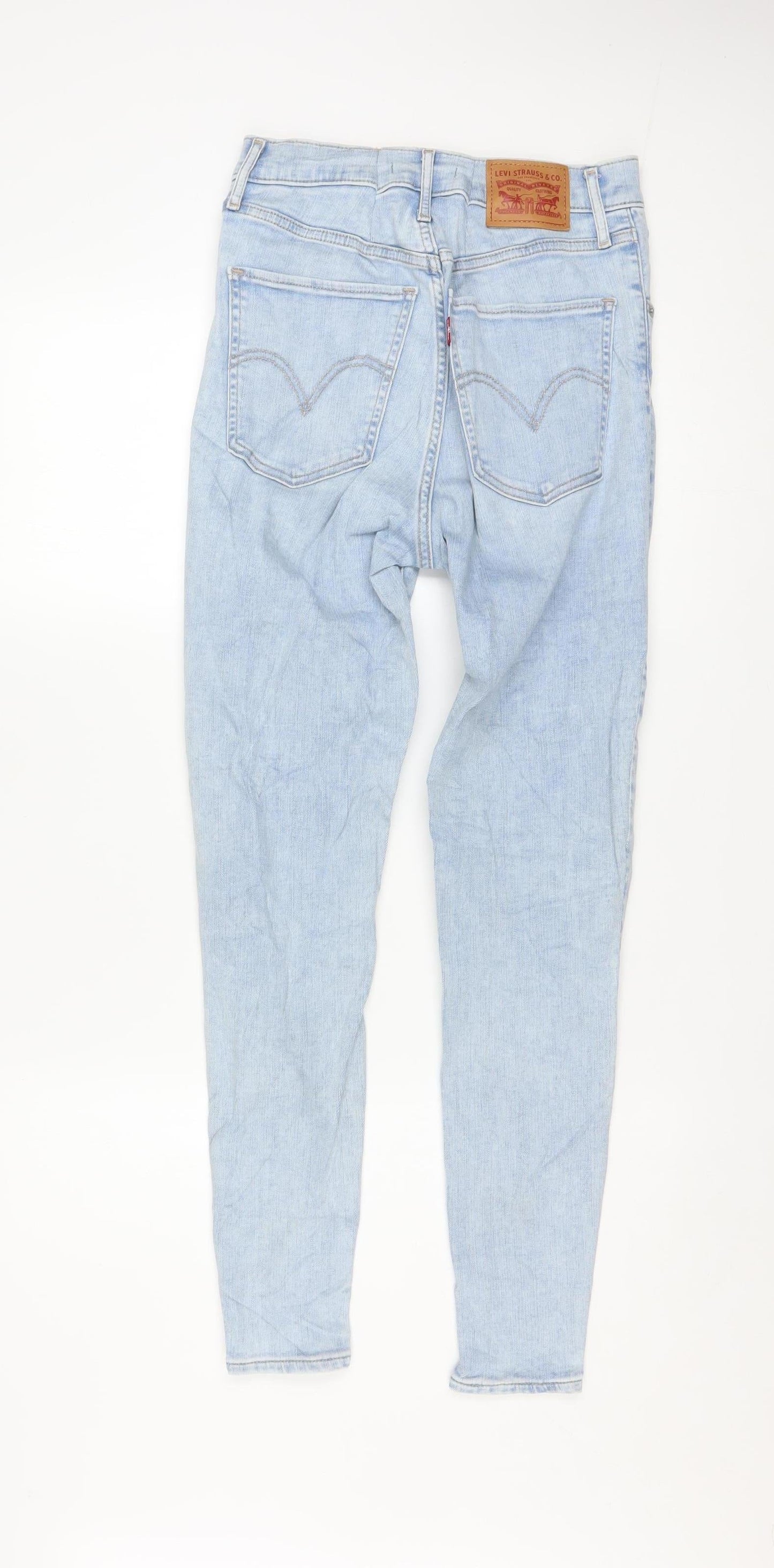 Levi's Women's Blue Mile High Super Skinny Jeans Size 28