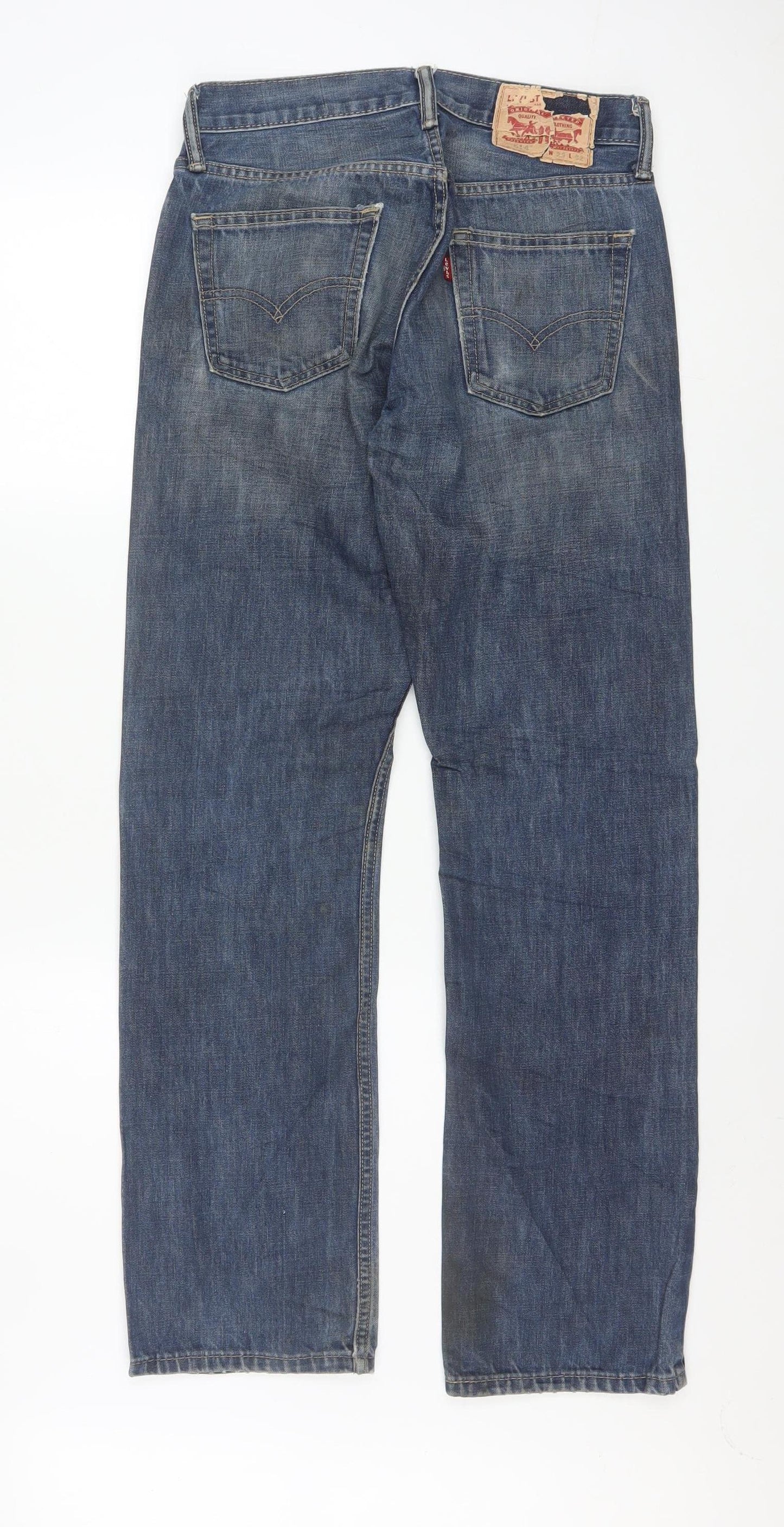 Levi's Men's Blue 501 Straight Denim Jeans W29 L32 Retro Style
