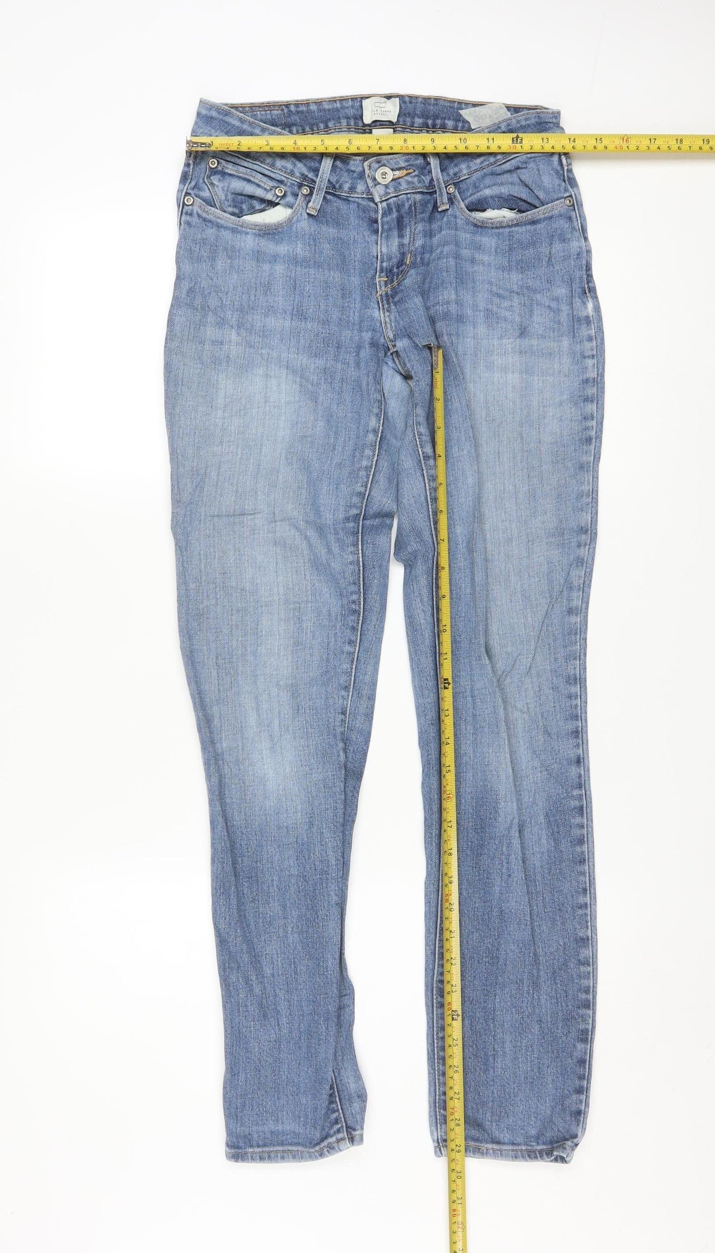 Levi’s Bold Curve Skinny Blue Jeans Women’s Size 4 Denim Stretch