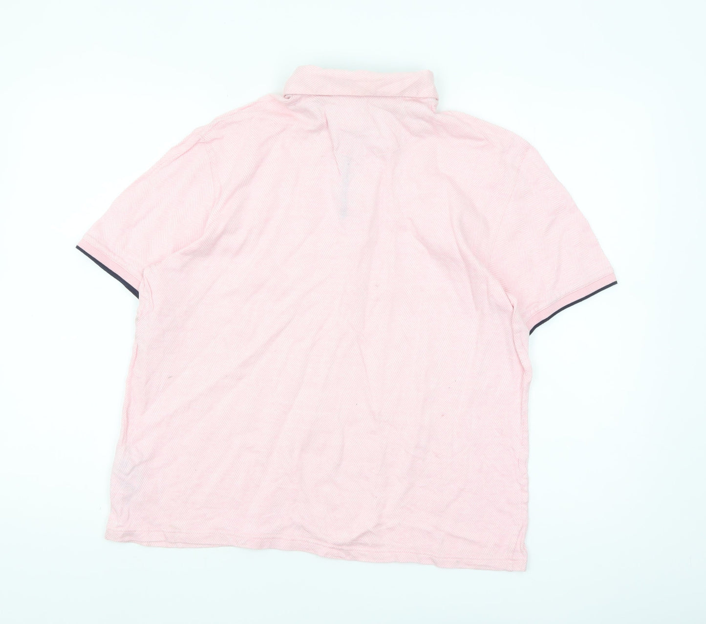 Ted Baker Women Pink Polo Shirt Size 14 Cotton Short Sleeve