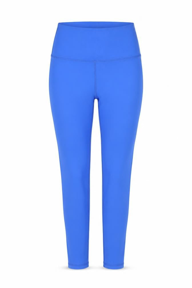 Dunnes Stores Womens Blue High Waist Leggings Size S Polyamide Elastane