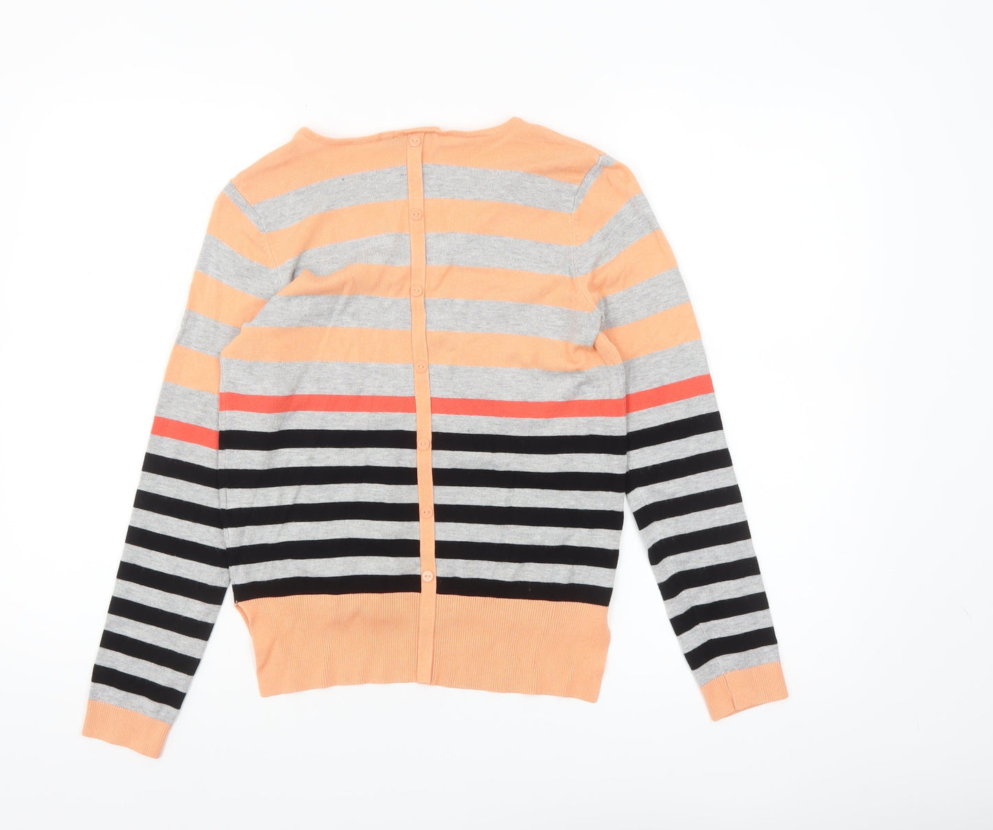 Fransa Women's Multicoloured Striped V-Neck Cardigan Size S