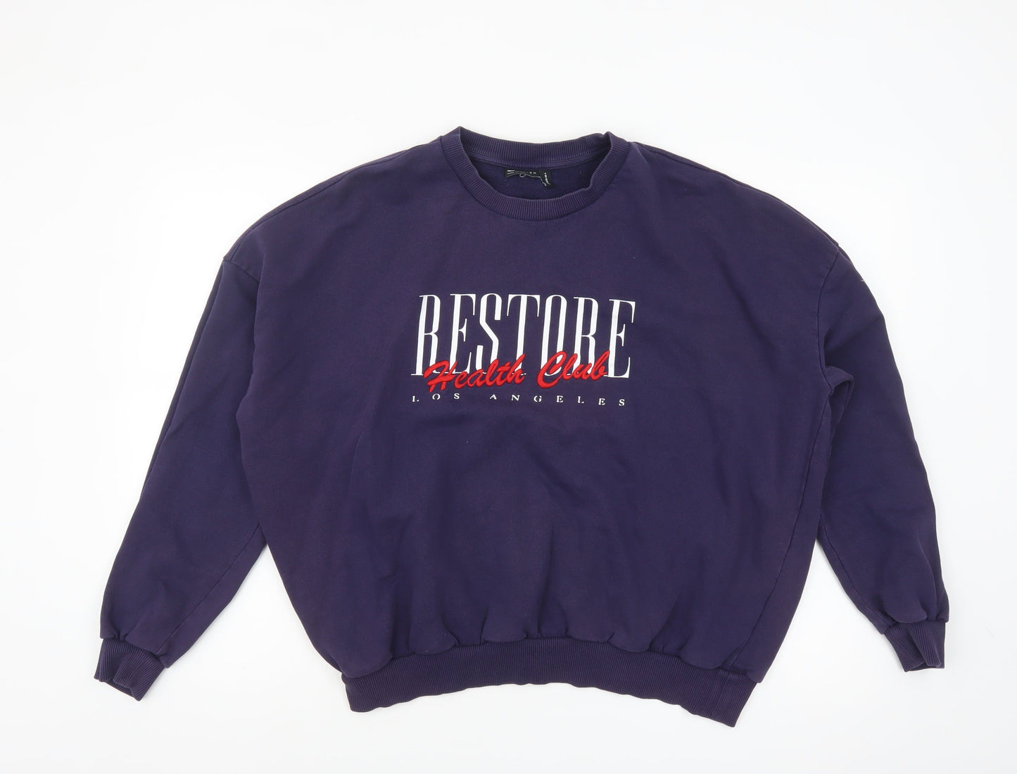 ASOS Design Women's Purple Restore Health Club Sweatshirt UK 10