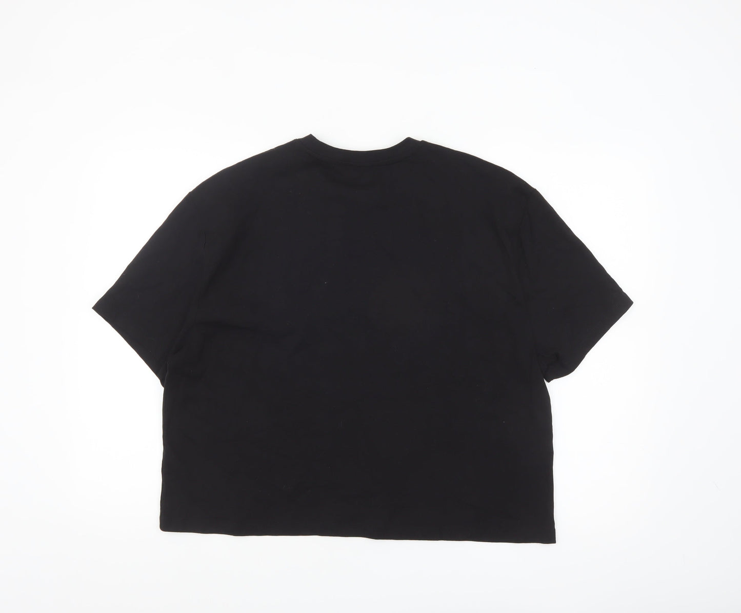 ASOS DESIGN Men's Black Gothic Logo Regular Fit Cotton T-Shirt L