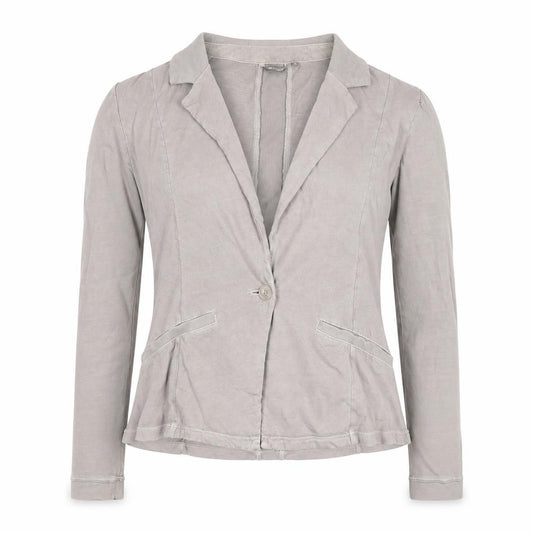 Sandwich Women Beige Cotton Blazer Jacket XL Lightweight Casual
