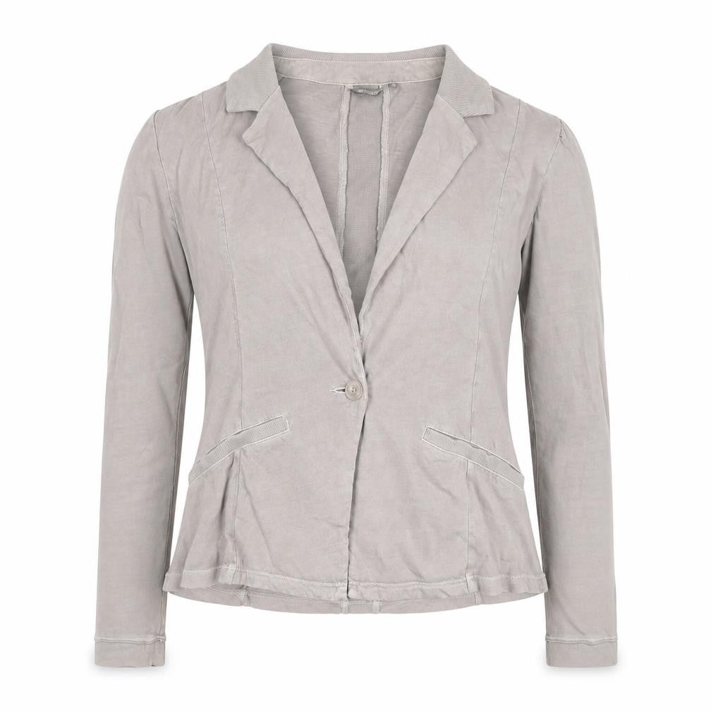 Sandwich Women Beige Cotton Blazer Jacket XL Lightweight Casual