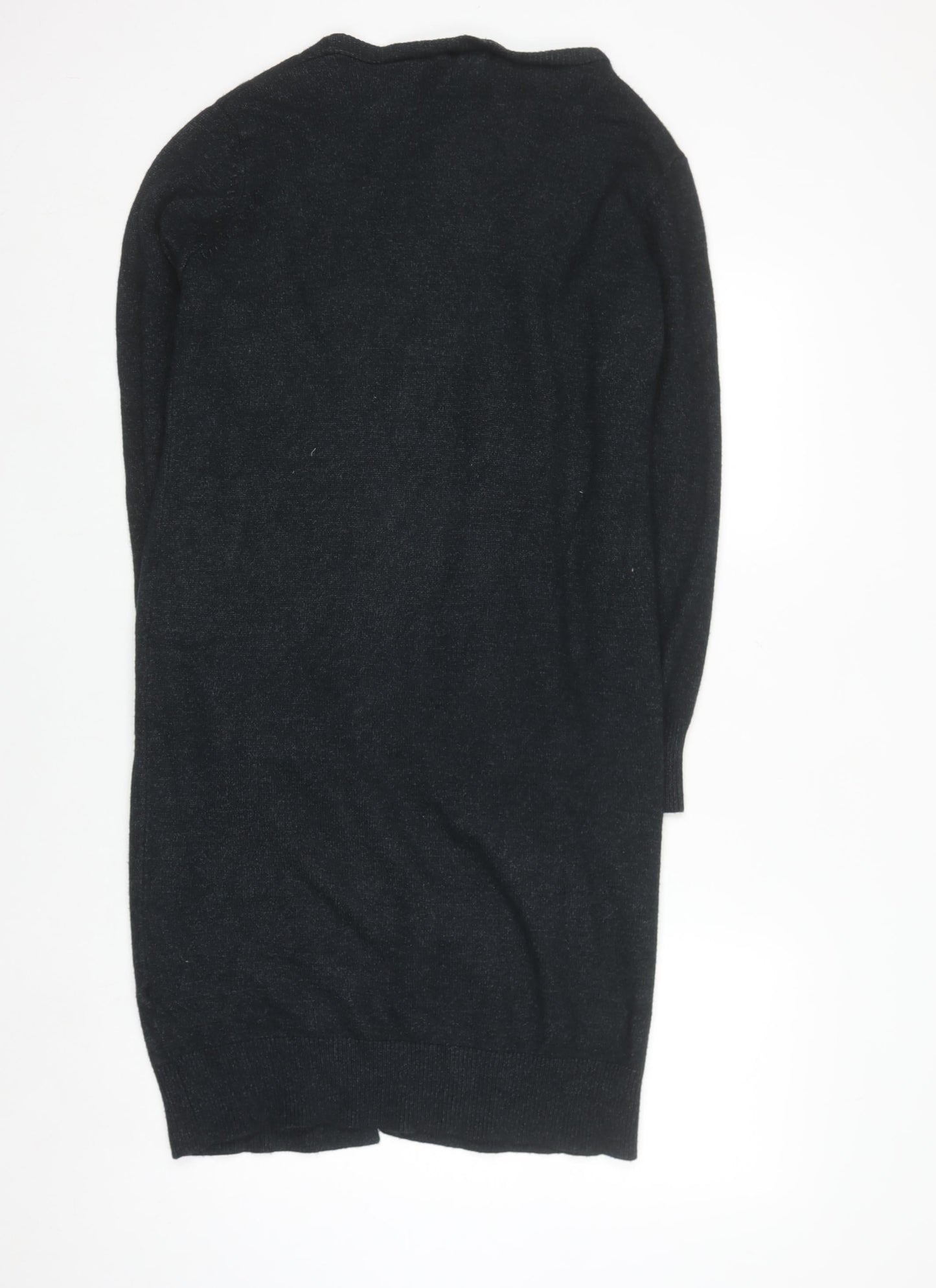 Jacqueline de Yong Women's Black M Long Sleeve Open Knit Cardigan