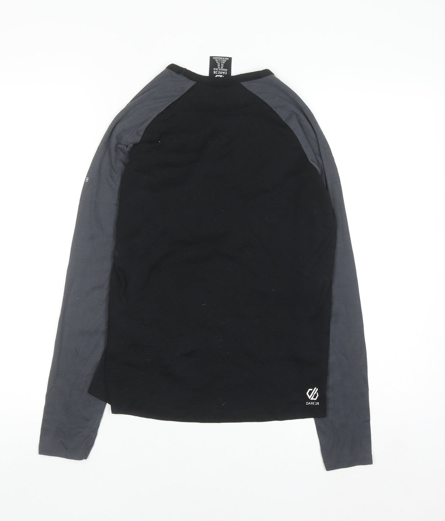 Dare 2B Women's Black Long Sleeve Crew Neck Polyester Top Size 14