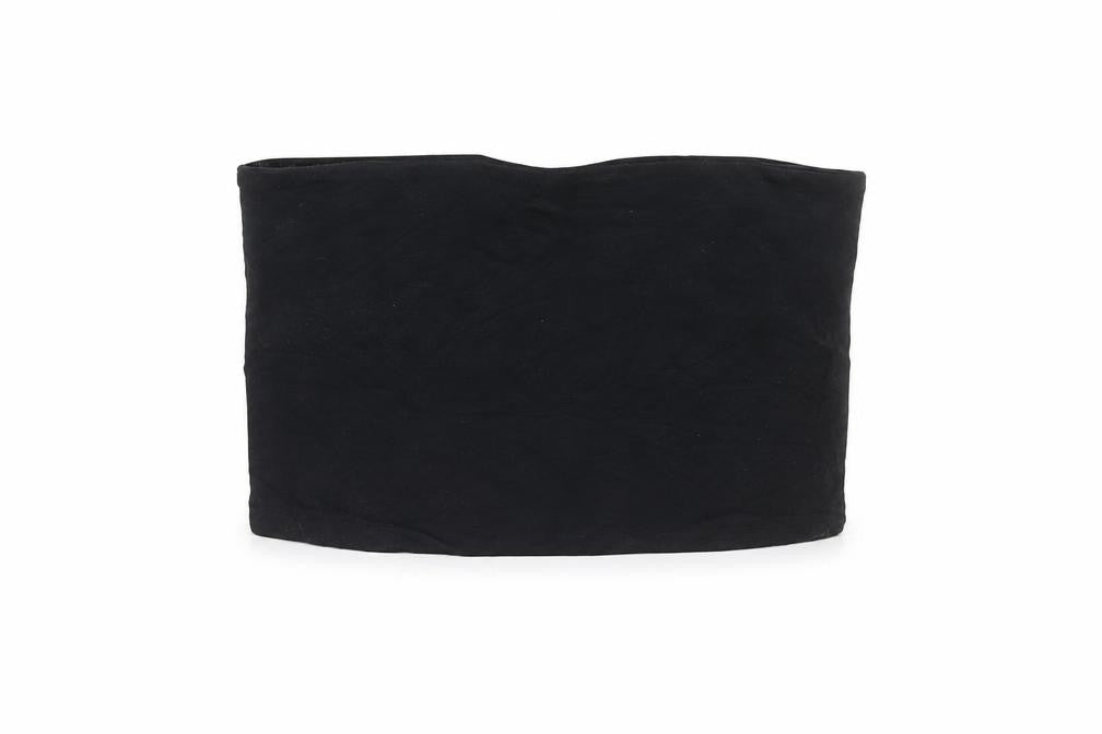 Topshop Petite Womens Black Strapless Cotton Camisole Top UK 4
