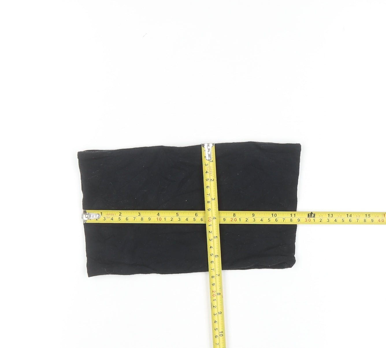 Topshop Petite Womens Black Strapless Cotton Camisole Top UK 4